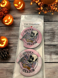 Spooky Season Car Coasters