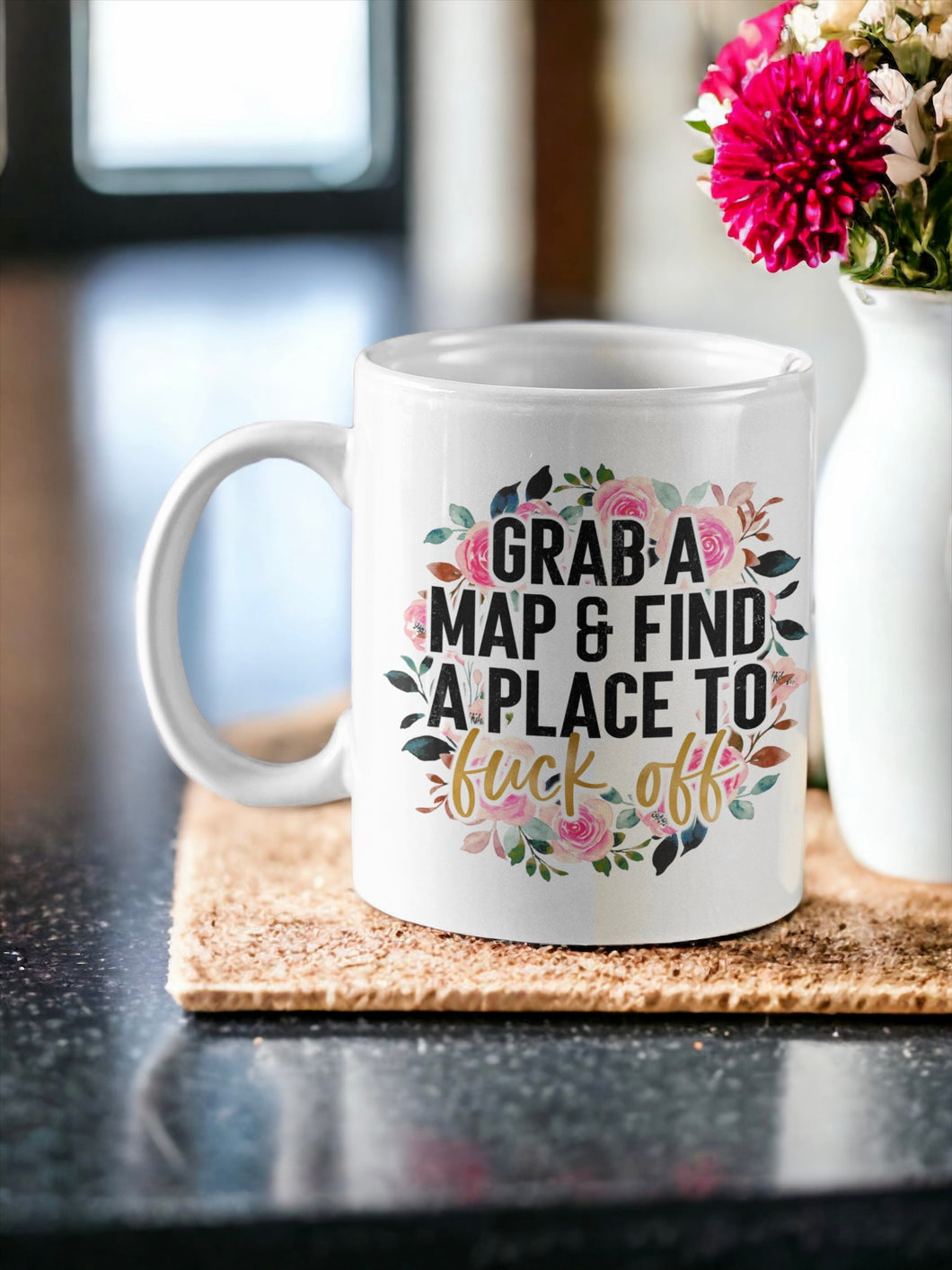 Grab a Map Ceramic Mug