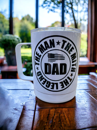Dad Man, Myth, Legend Coffee Tumbler