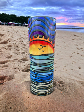 Stained Glass Beach Tumbler