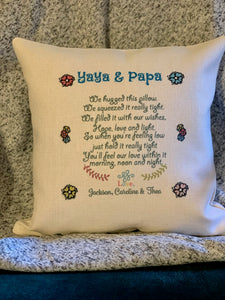 Nana or Grandma Personalized Pillow - Sonny Side Up 