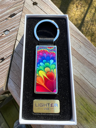 Electric Lighter Keychain