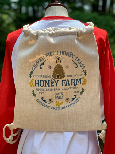 Honey Farms Drawstring Backpack