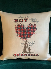 Load image into Gallery viewer, Who Stole My Heart Tree Pillow, Boy - Sonny Side Up 