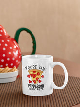 Load image into Gallery viewer, Pepperoni to my Pizza Ceramic Mug - Sonny Side Up 