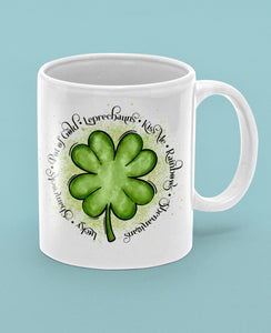 Saint Patricks Day Shamrock Ceramic Mug - Sonny Side Up 
