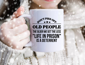 Old People Ceramic Mug