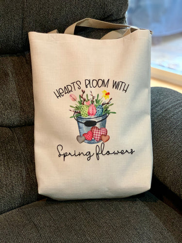 Spring Flowers Hand Sewn Tote Bag - Sonny Side Up 