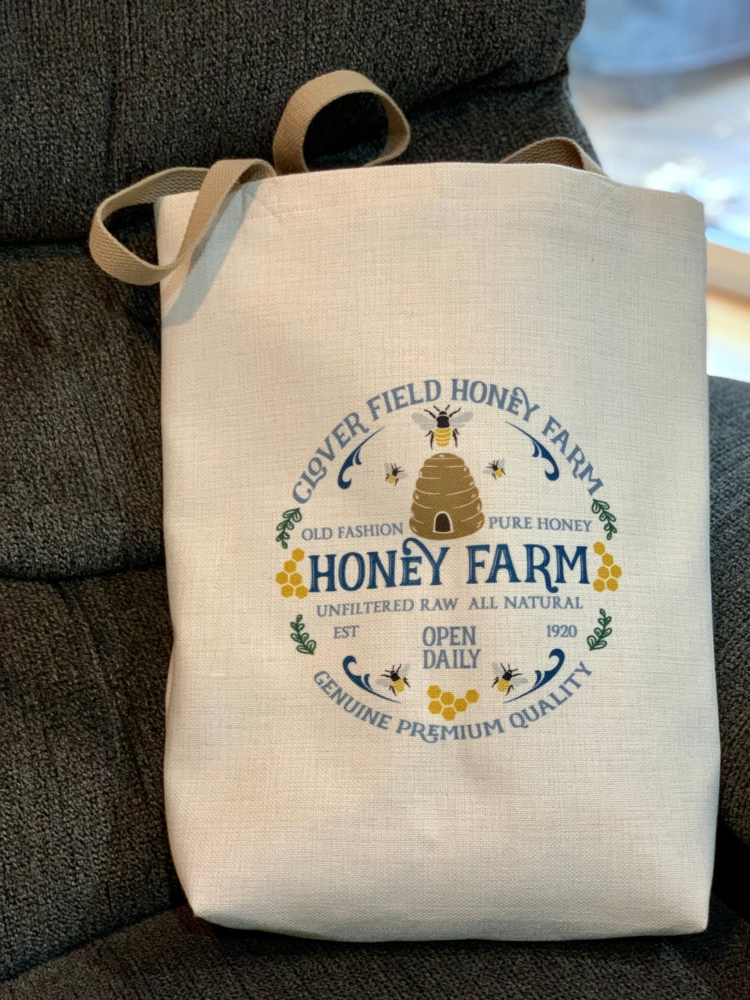 Honey Farm Artisan Tote Bag - Sonny Side Up 