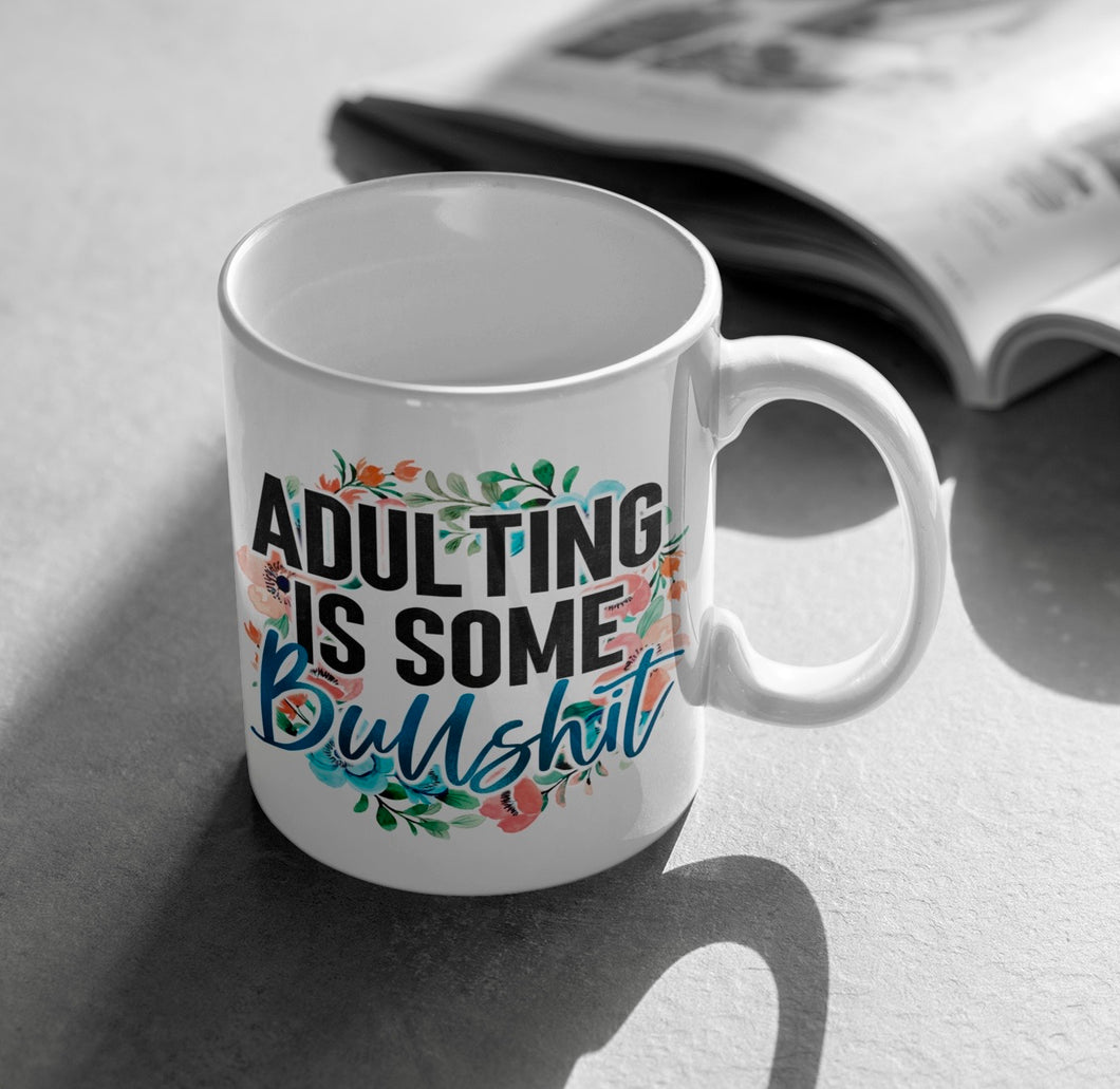 Adulting Is Ceramic Mug