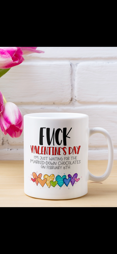 Fuck Valentine’s Day Ceramic Mug - Sonny Side Up 
