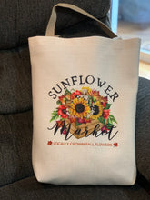 Load image into Gallery viewer, Sunflower Market Artisan Tote Bag - Sonny Side Up 