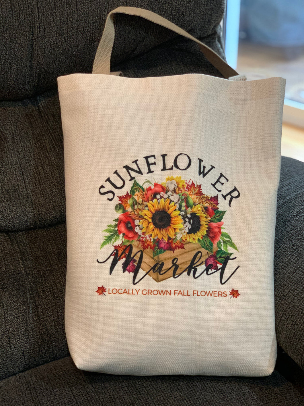 Sunflower Market Artisan Tote Bag - Sonny Side Up 